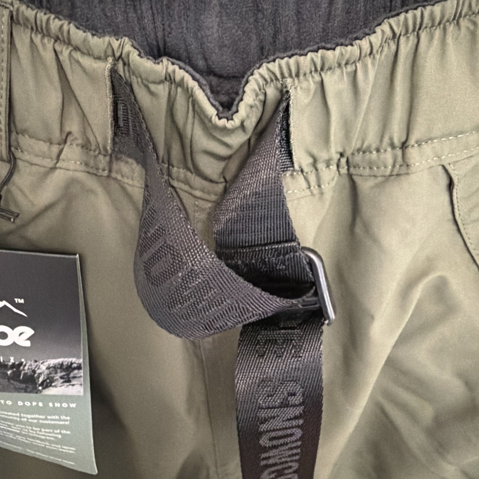 Nwt Dope Blizzard Snow Pants W Olive Green Size Xs — image 6 of 8
